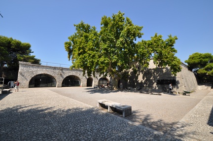 Pula Citadel Courtyard